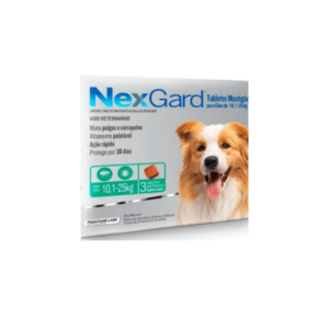 Nexgard talla L de 10.1 a 25 kg x por unidad