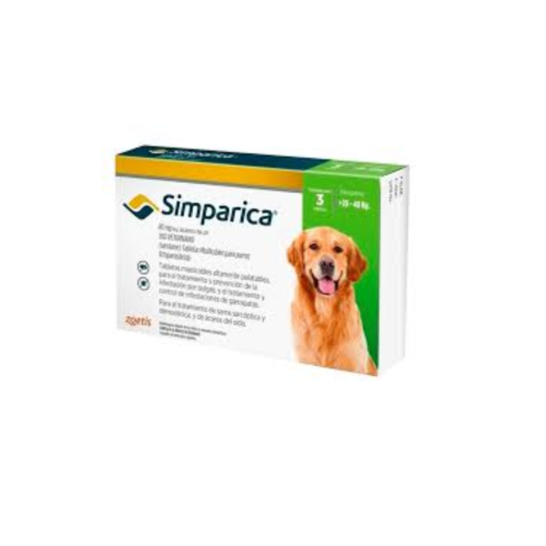 Simparica 80 mg x unidad (20 a 40 kg)